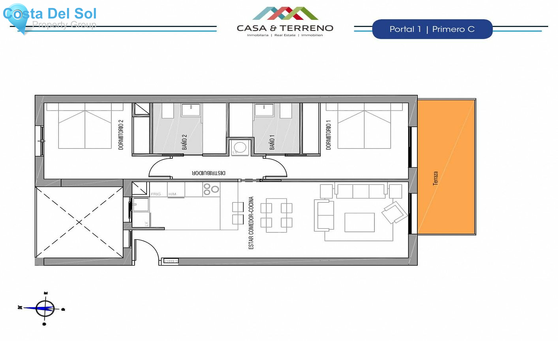Middle Floor Apartment in Algarrobo-1226827