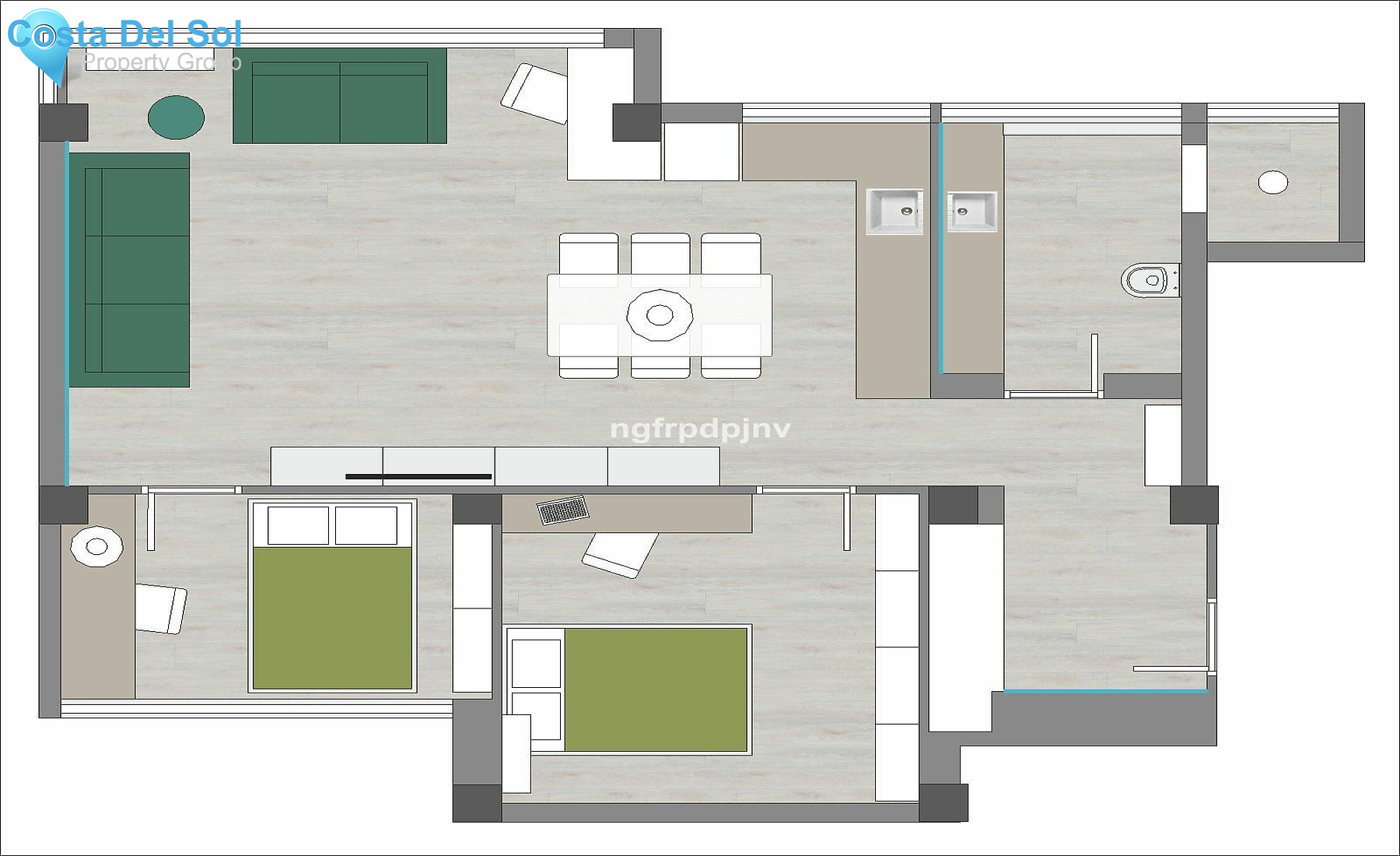 Middle Floor Apartment in Benalmadena Costa-1142796