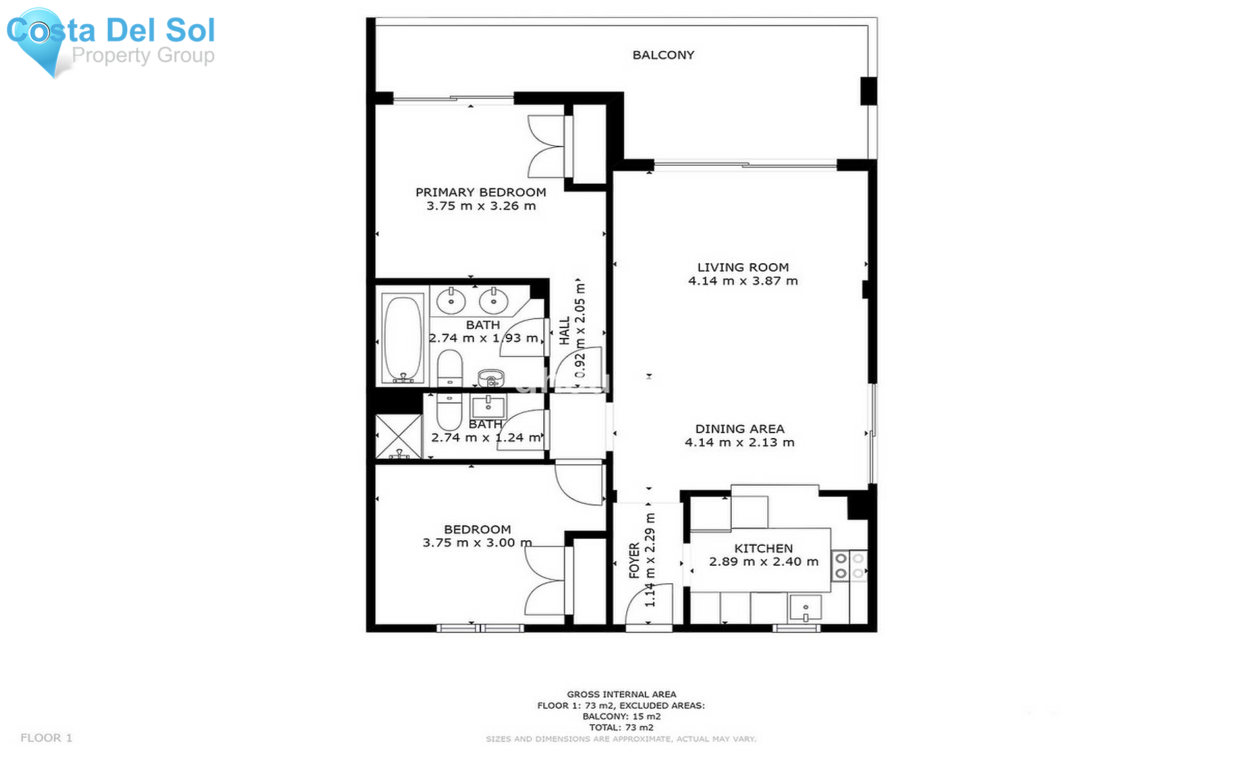 Middle Floor Apartment in Calahonda-1277093