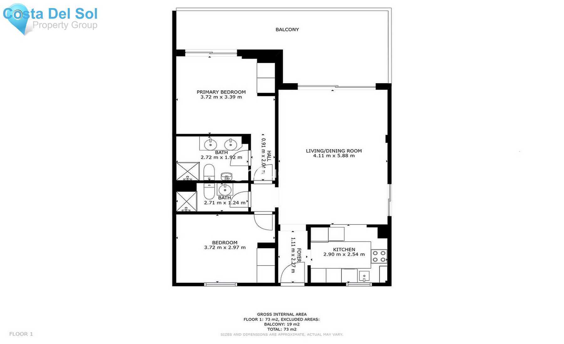 Middle Floor Apartment in Calahonda-1409717