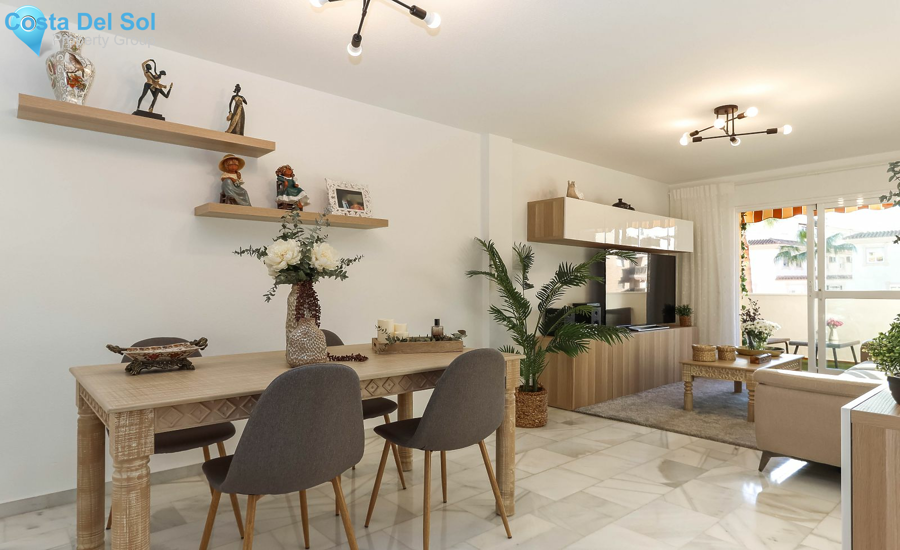 Middle Floor Apartment in Estacion de Cartama-1201154