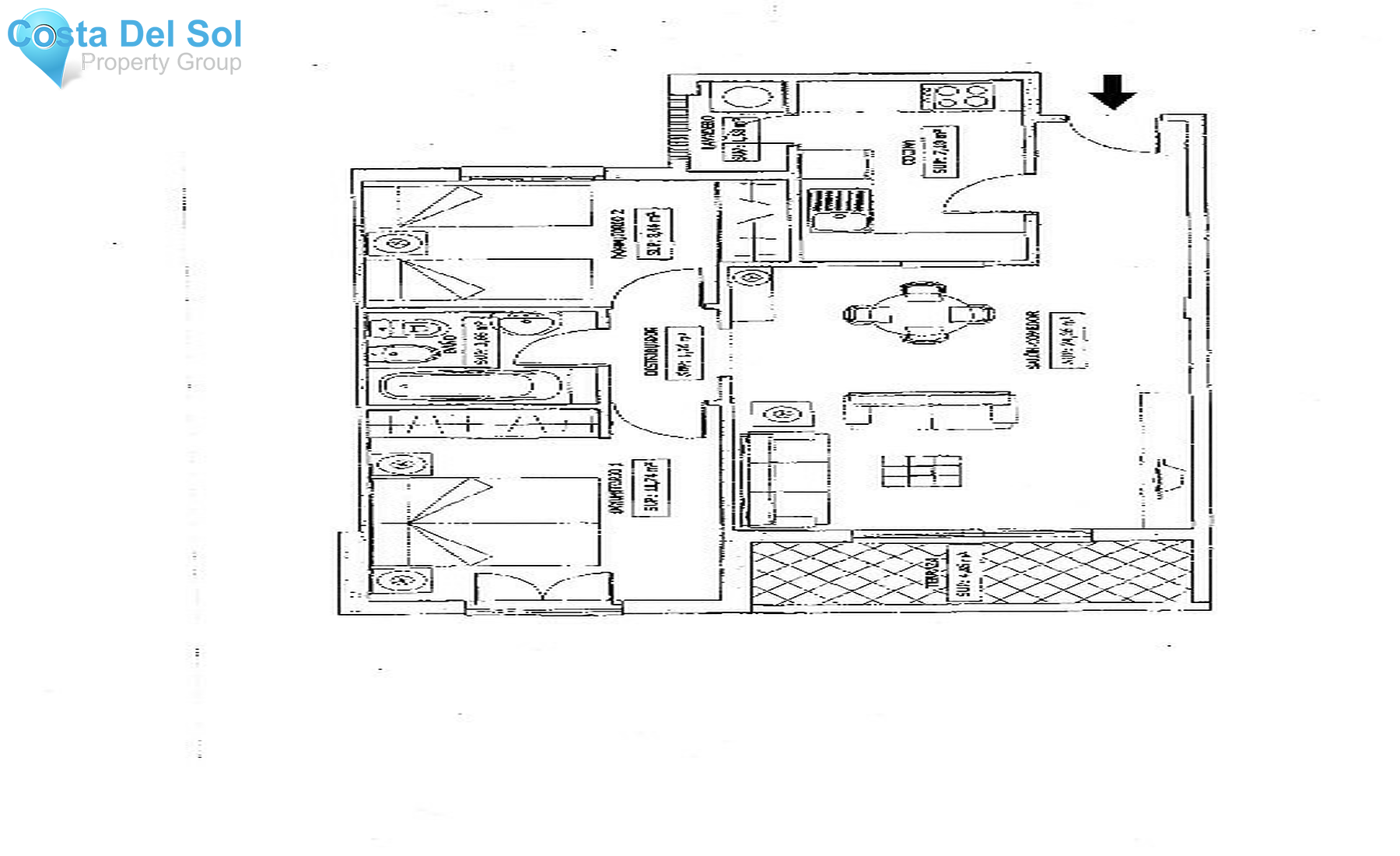 Middle Floor Apartment in Estepona