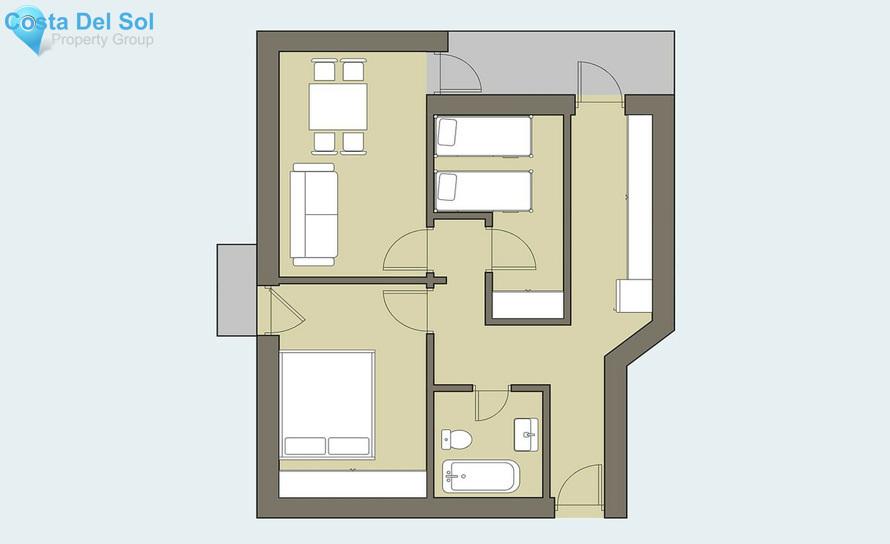 Middle Floor Apartment in Estepona-1558172