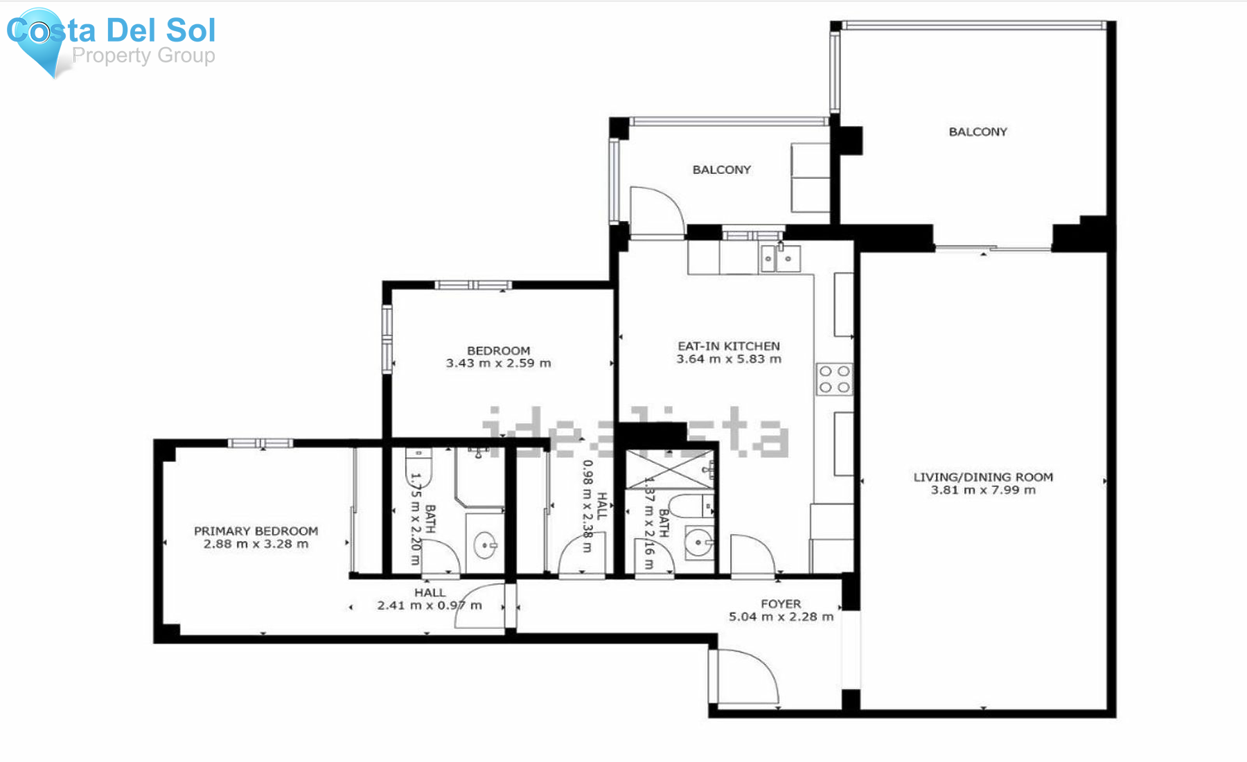 Middle Floor Apartment in La Duquesa-1136373