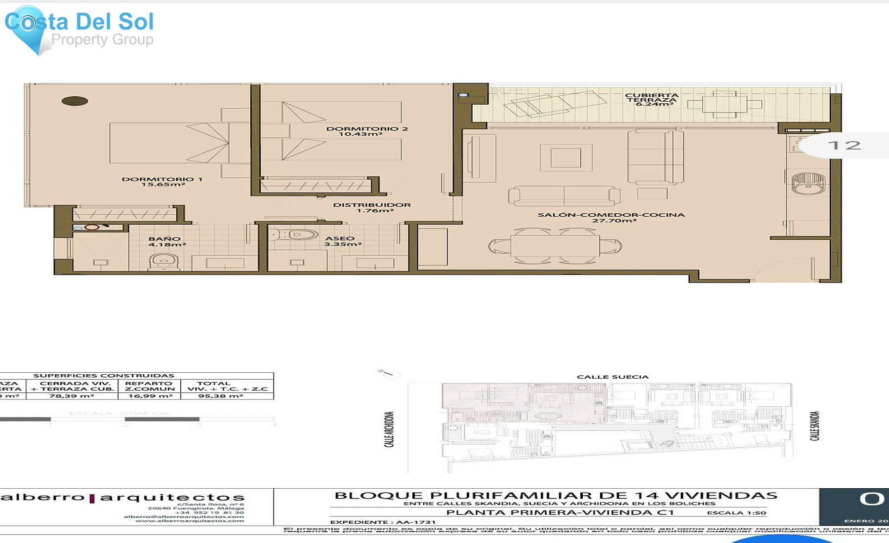 Middle Floor Apartment in Los Boliches-1164018