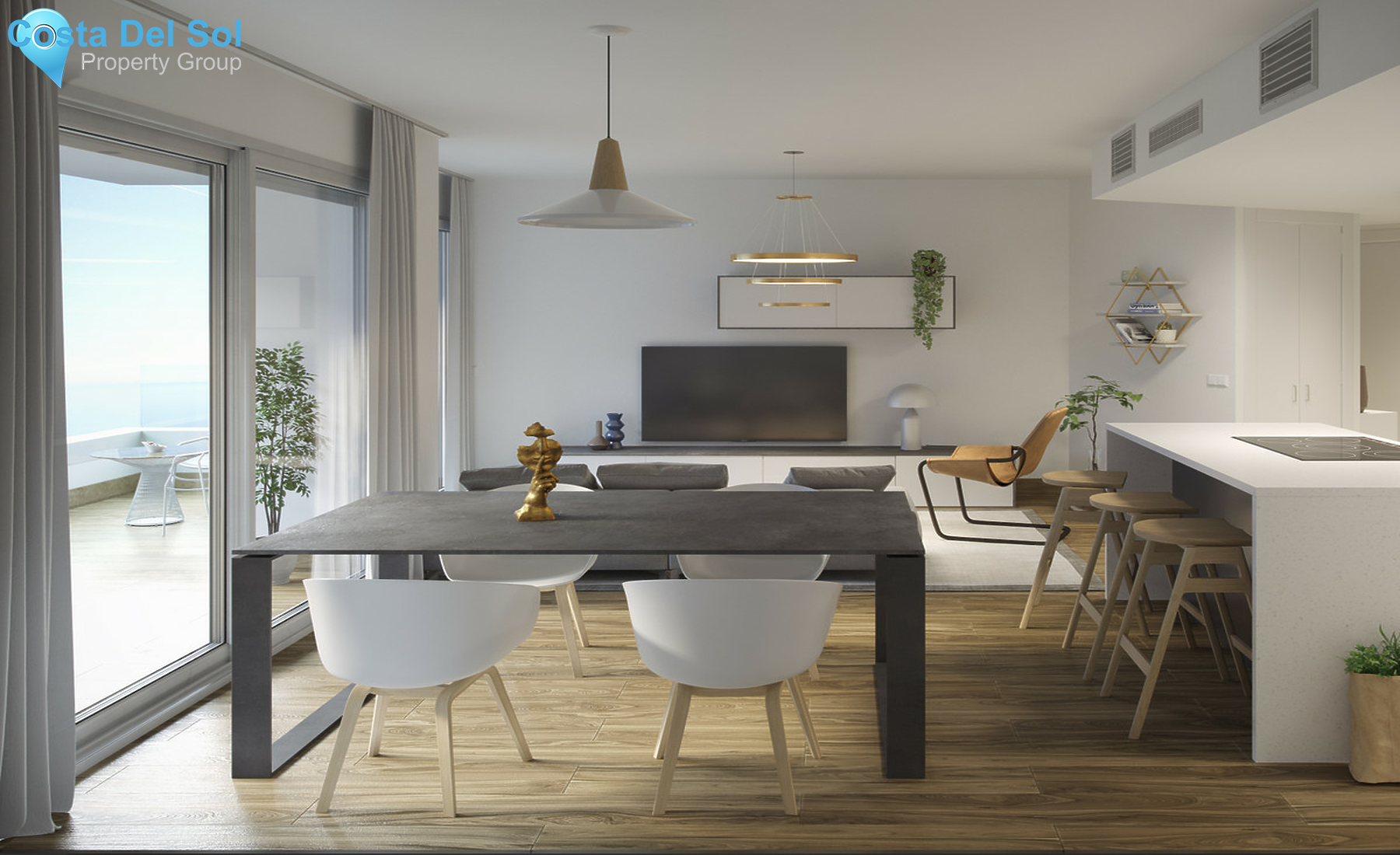 Middle Floor Apartment in Malaga Este-1351393