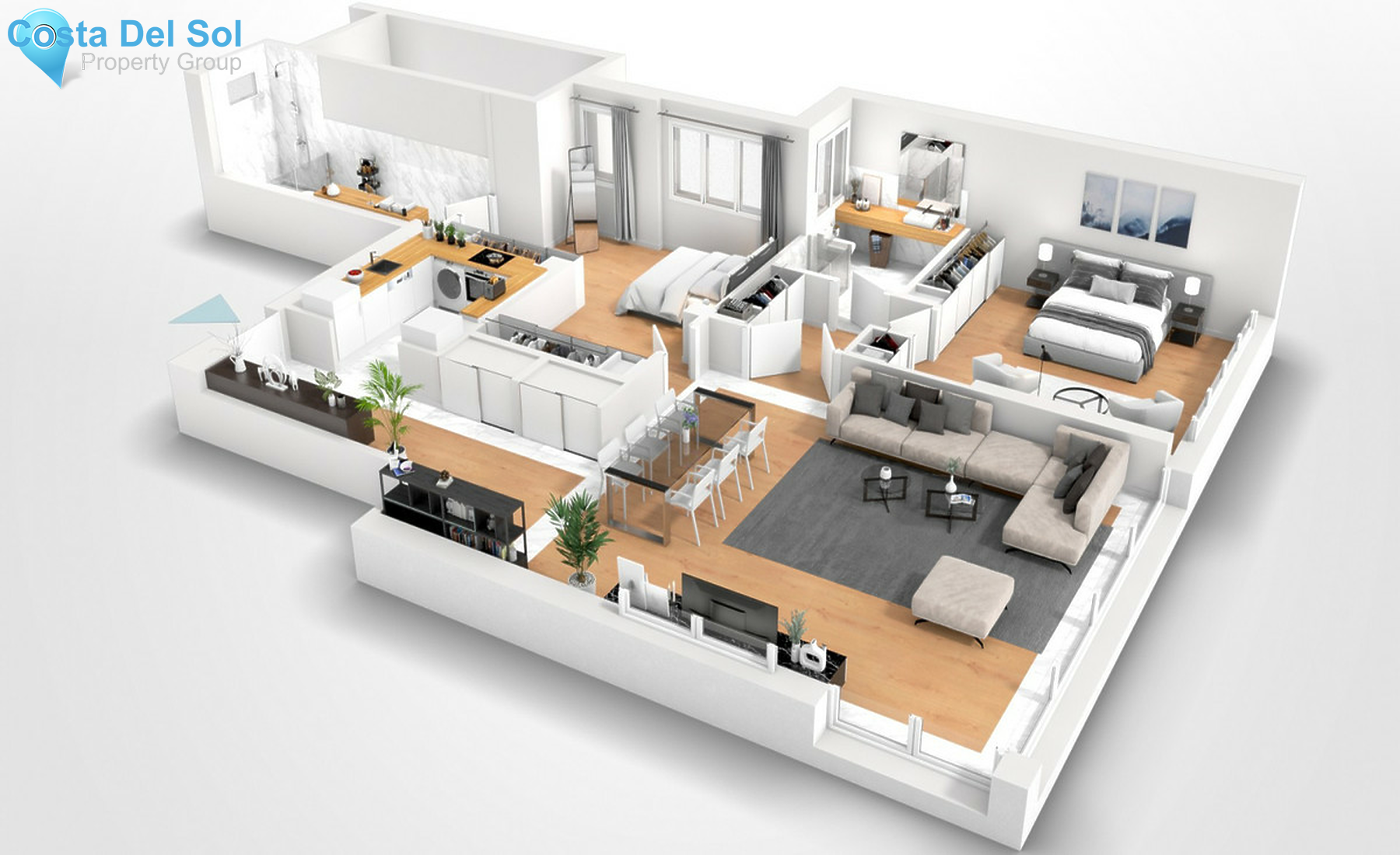 Middle Floor Apartment in Malaga Este-1376437