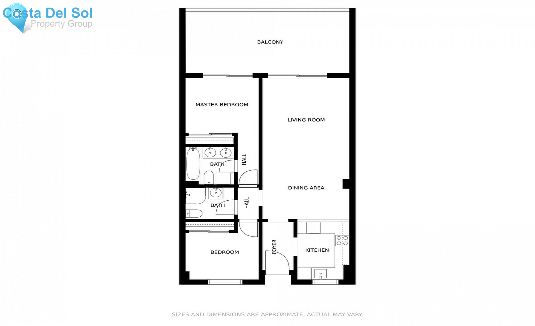Middle Floor Apartment in Riviera del Sol-1306616