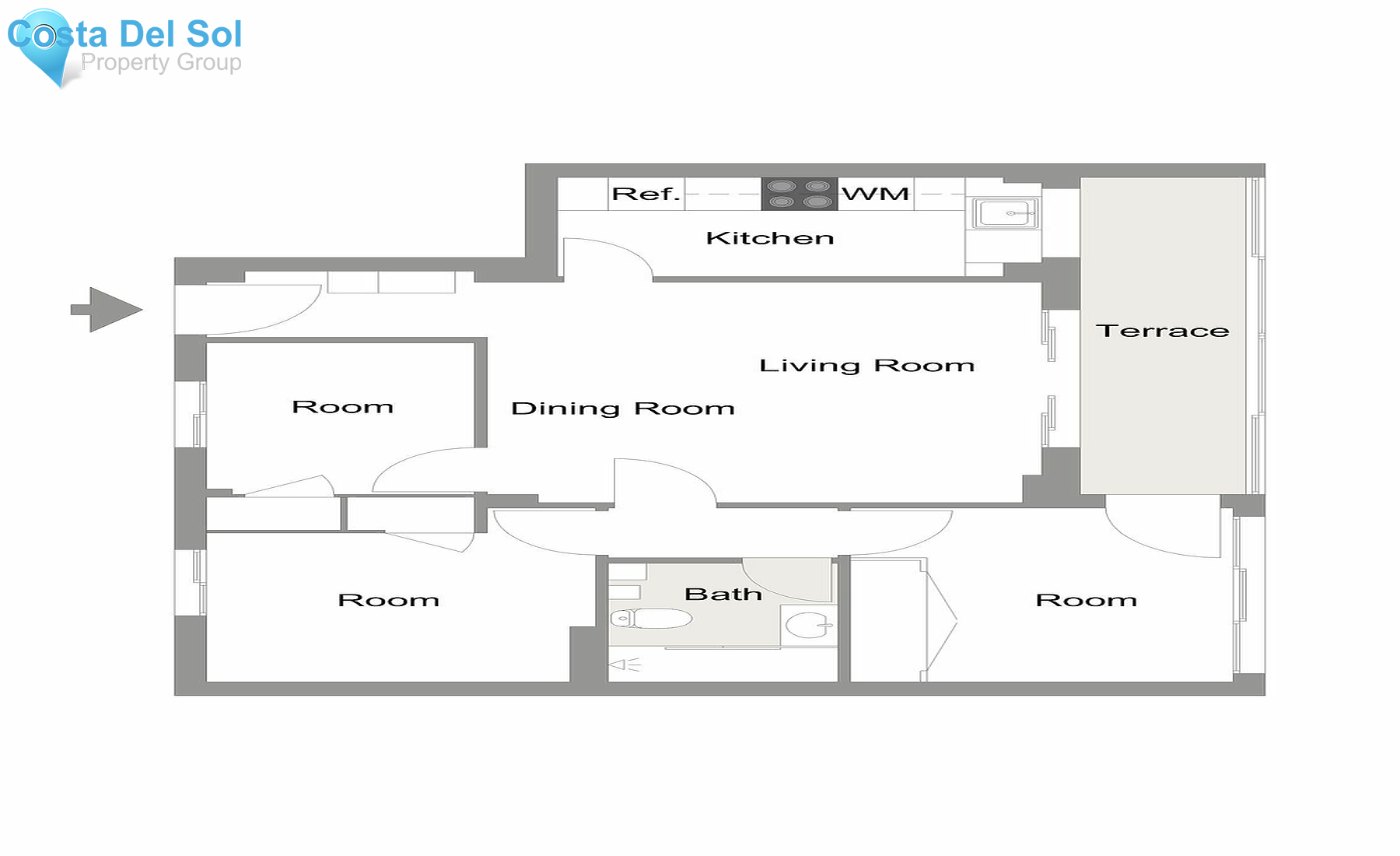 Middle Floor Apartment in Benalmadena-1482383
