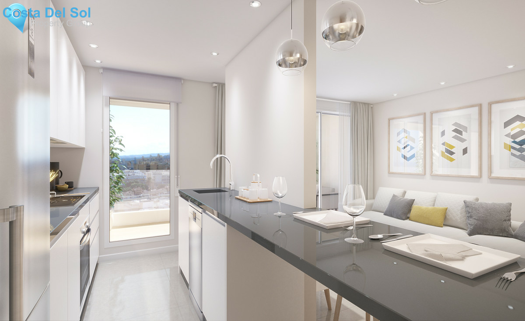 Middle Floor Apartment in Estepona-1310561