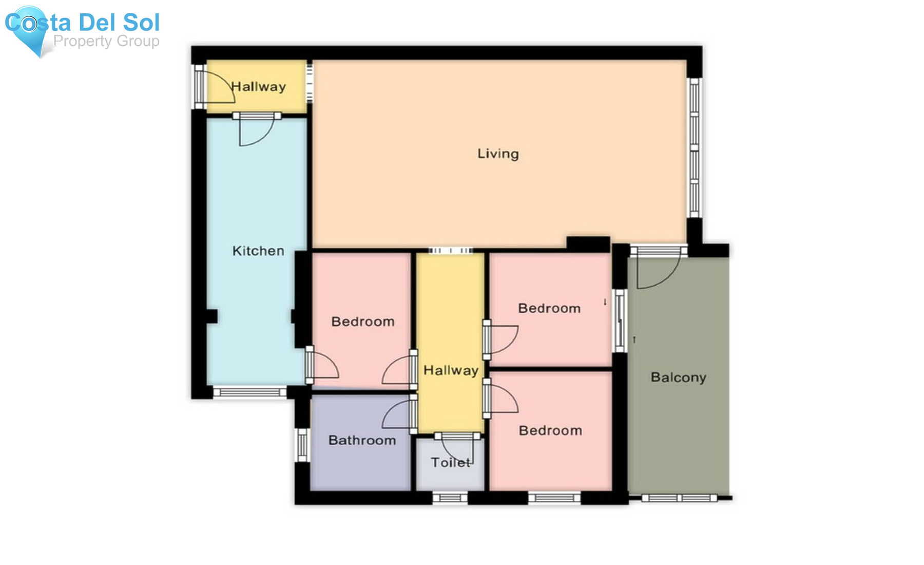 Middle Floor Apartment in Los Boliches