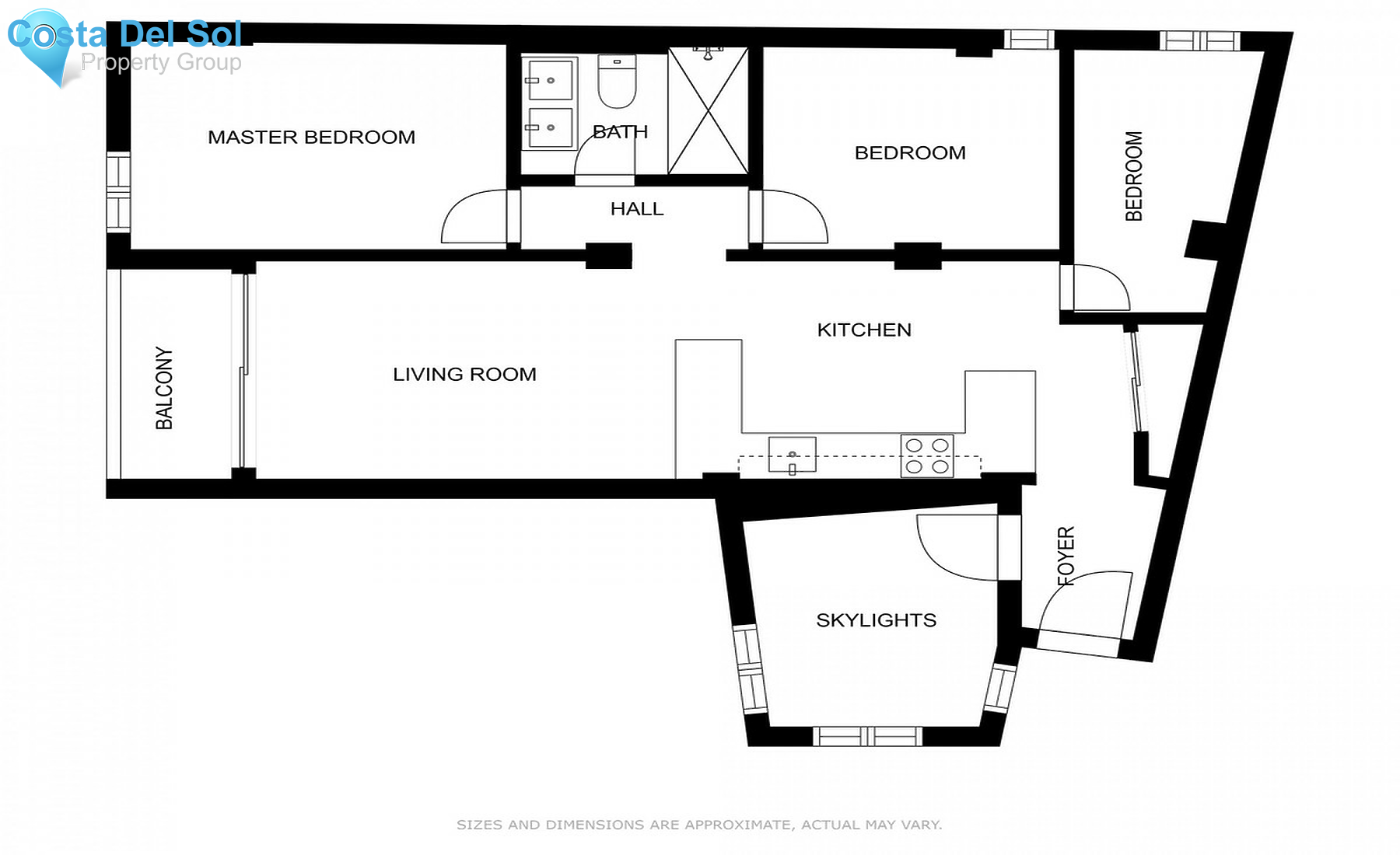 Middle Floor Apartment in Malaga Centro-1275890