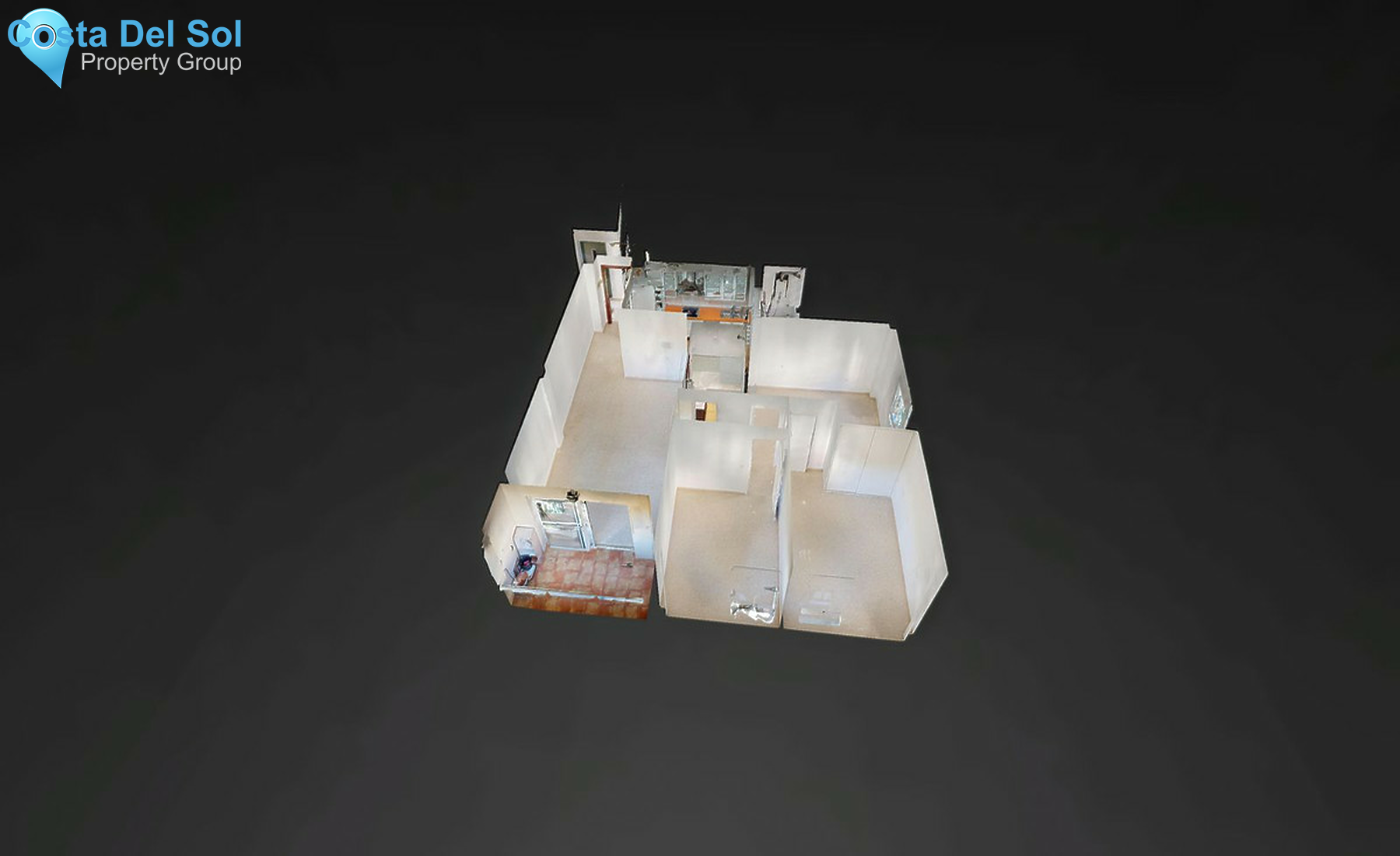 Middle Floor Apartment in Malaga Centro