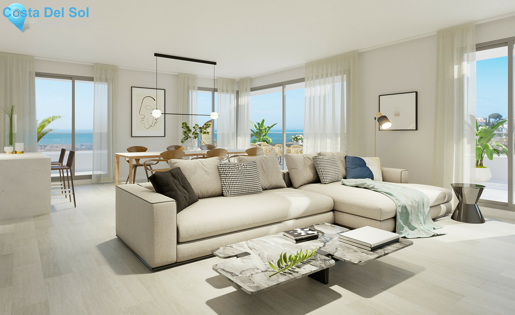 Middle Floor Apartment in Mijas Costa-1379091