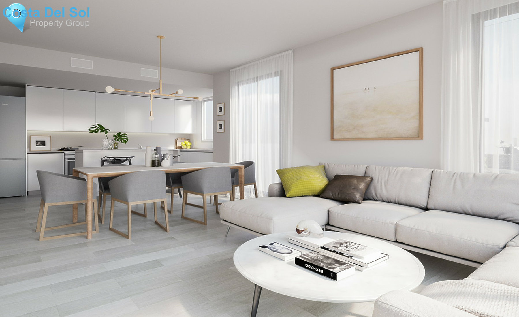 Middle Floor Apartment in Mijas Costa-1379081