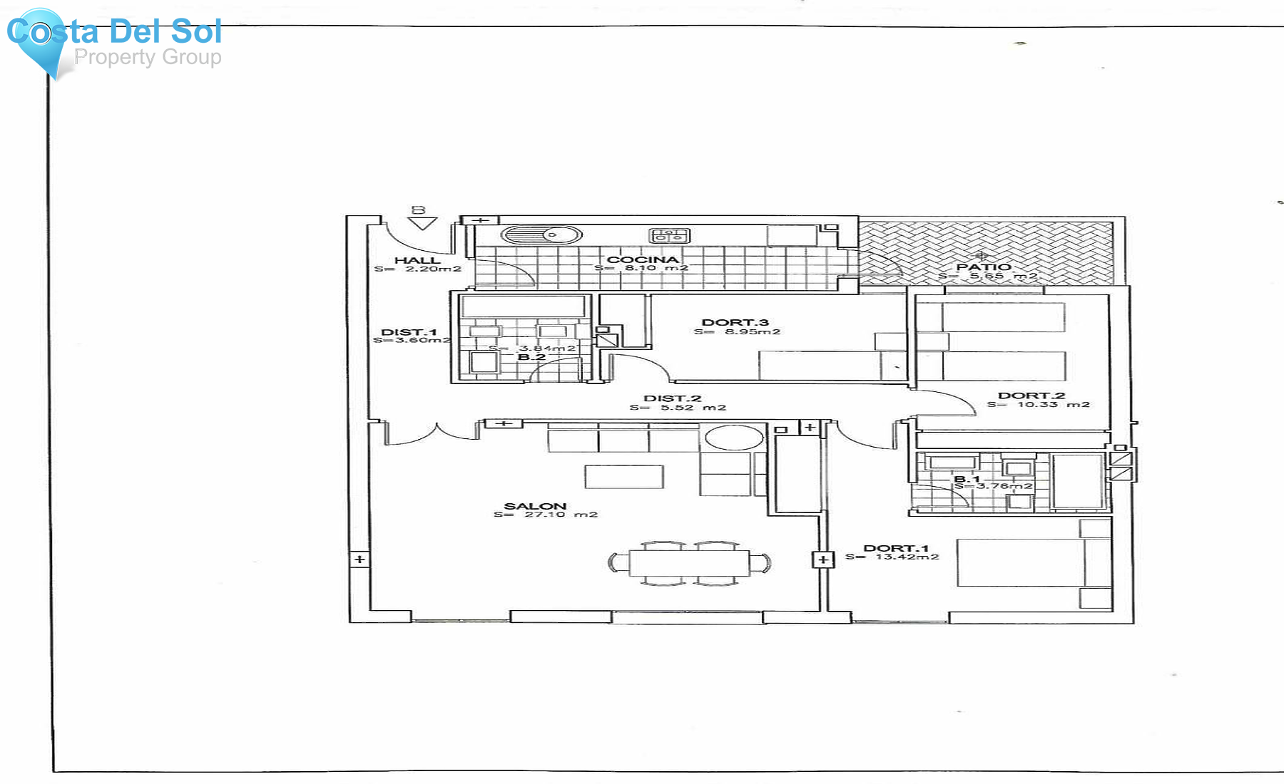 Middle Floor Apartment in Málaga-1552505