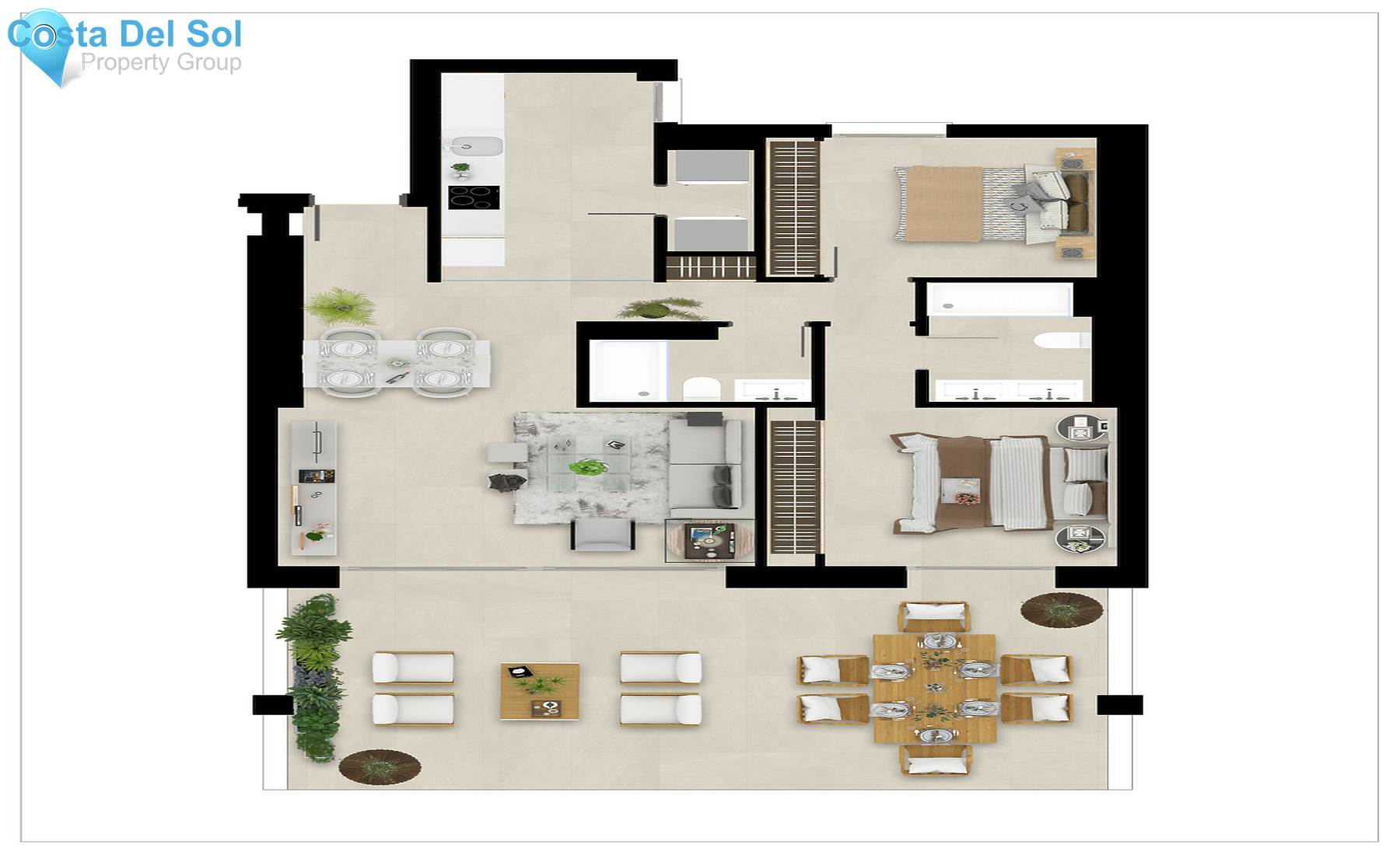 Middle Floor Apartment in San Roque-1351004