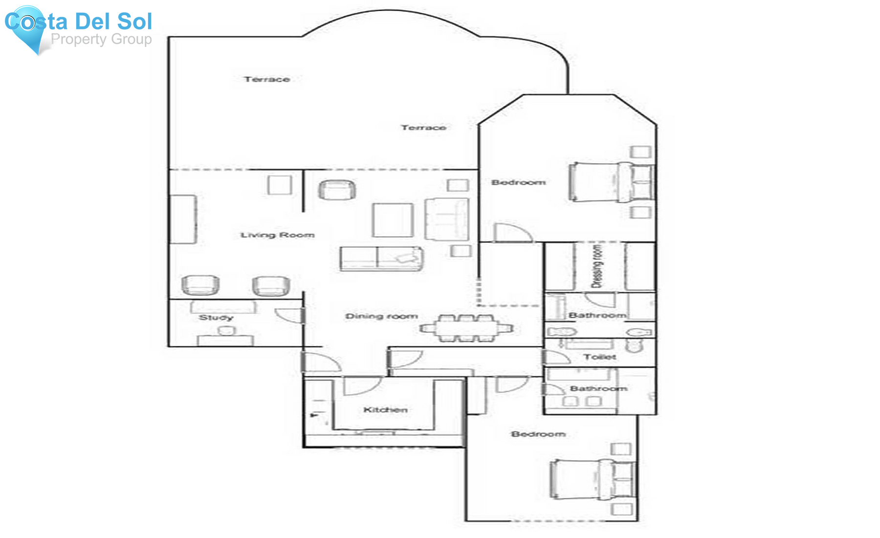 Middle Floor Apartment in The Golden Mile