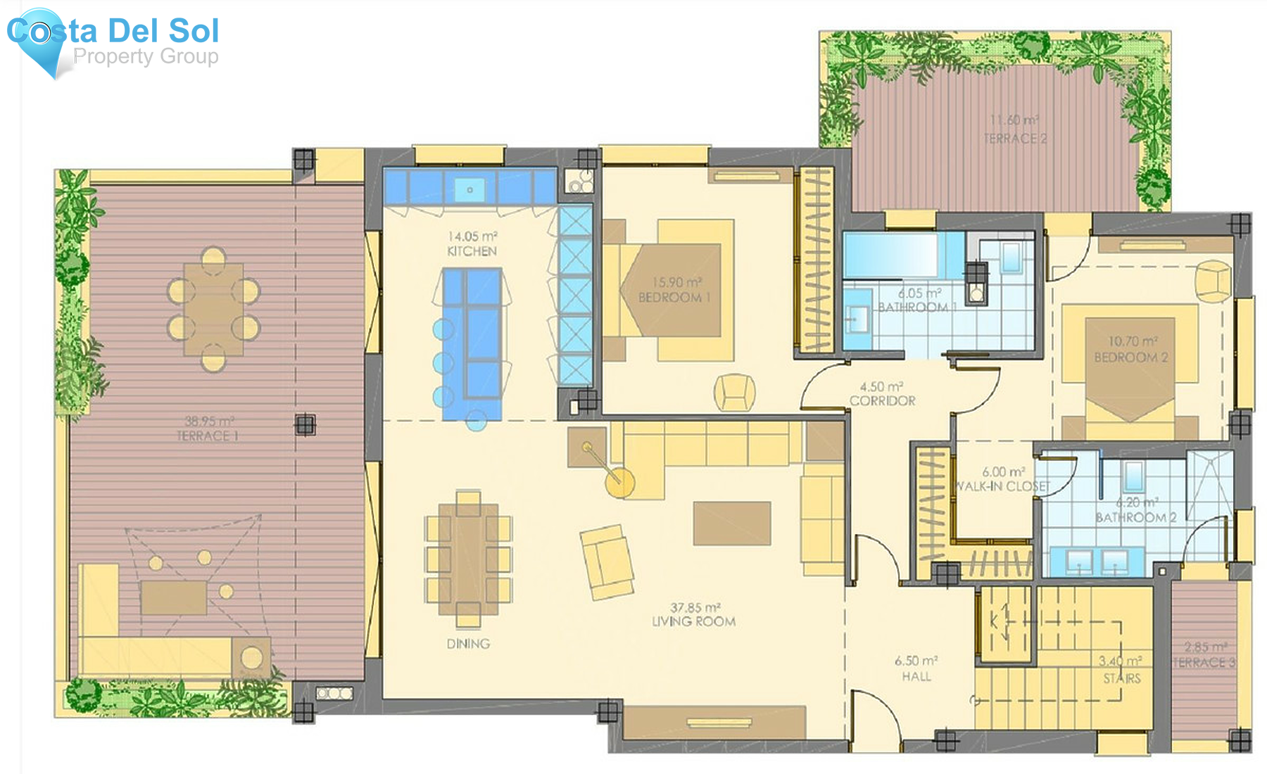 Penthouse in The Golden Mile-1508195