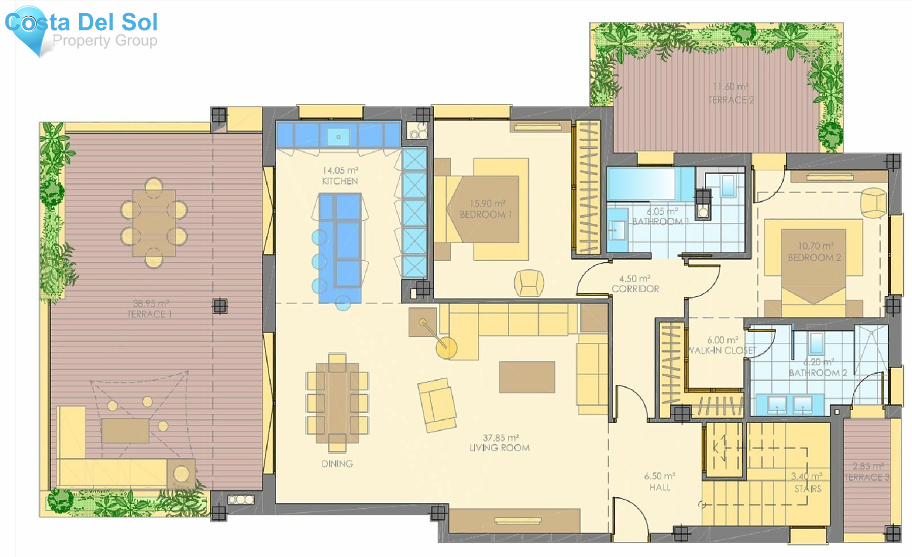 Penthouse in The Golden Mile-1465701