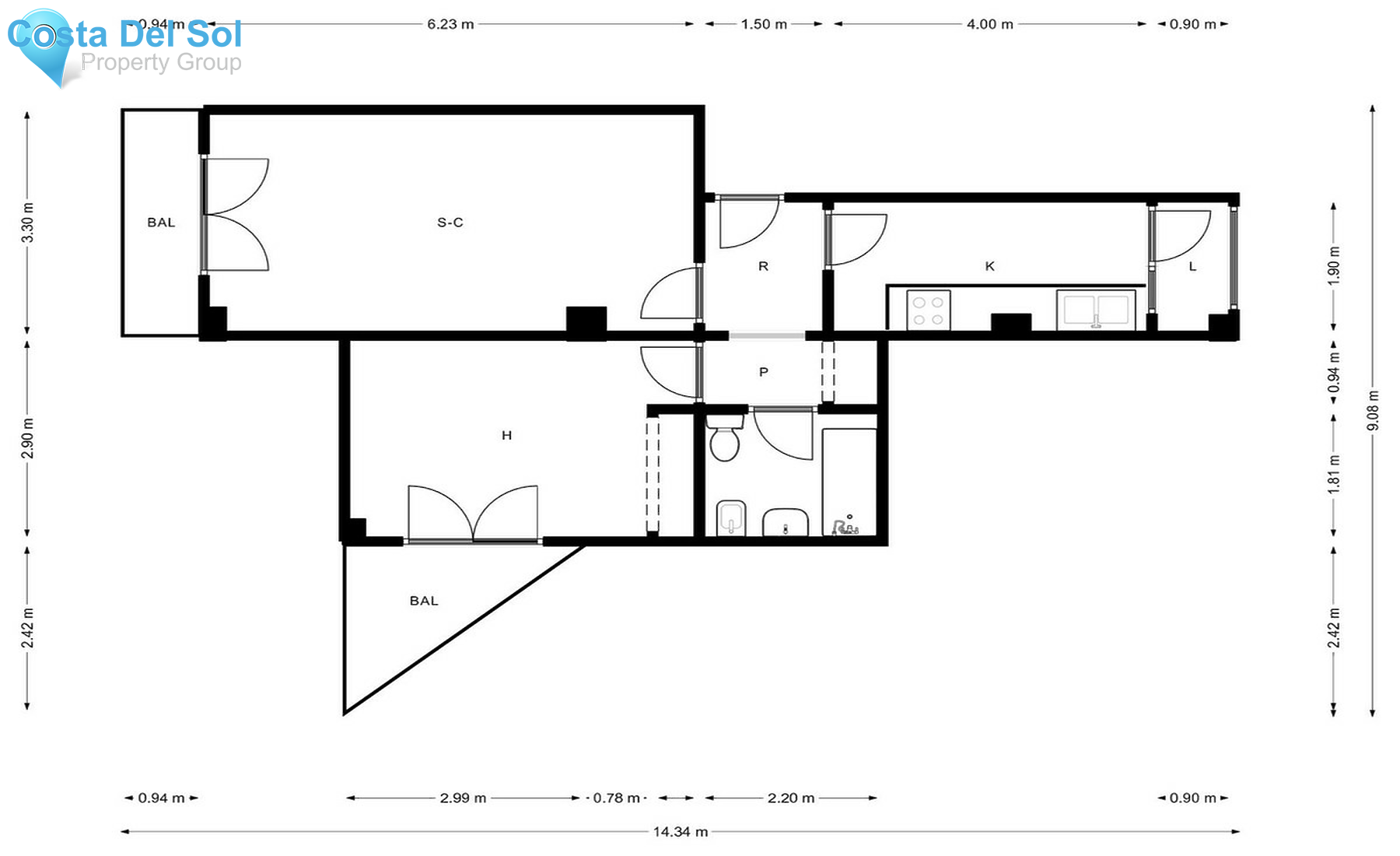 Townhouse in Benalmadena Pueblo