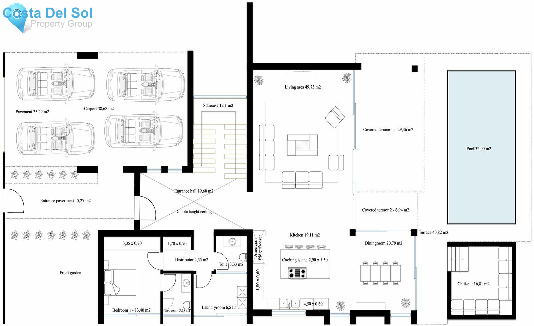 Detached Villa in Riviera del Sol-1554565