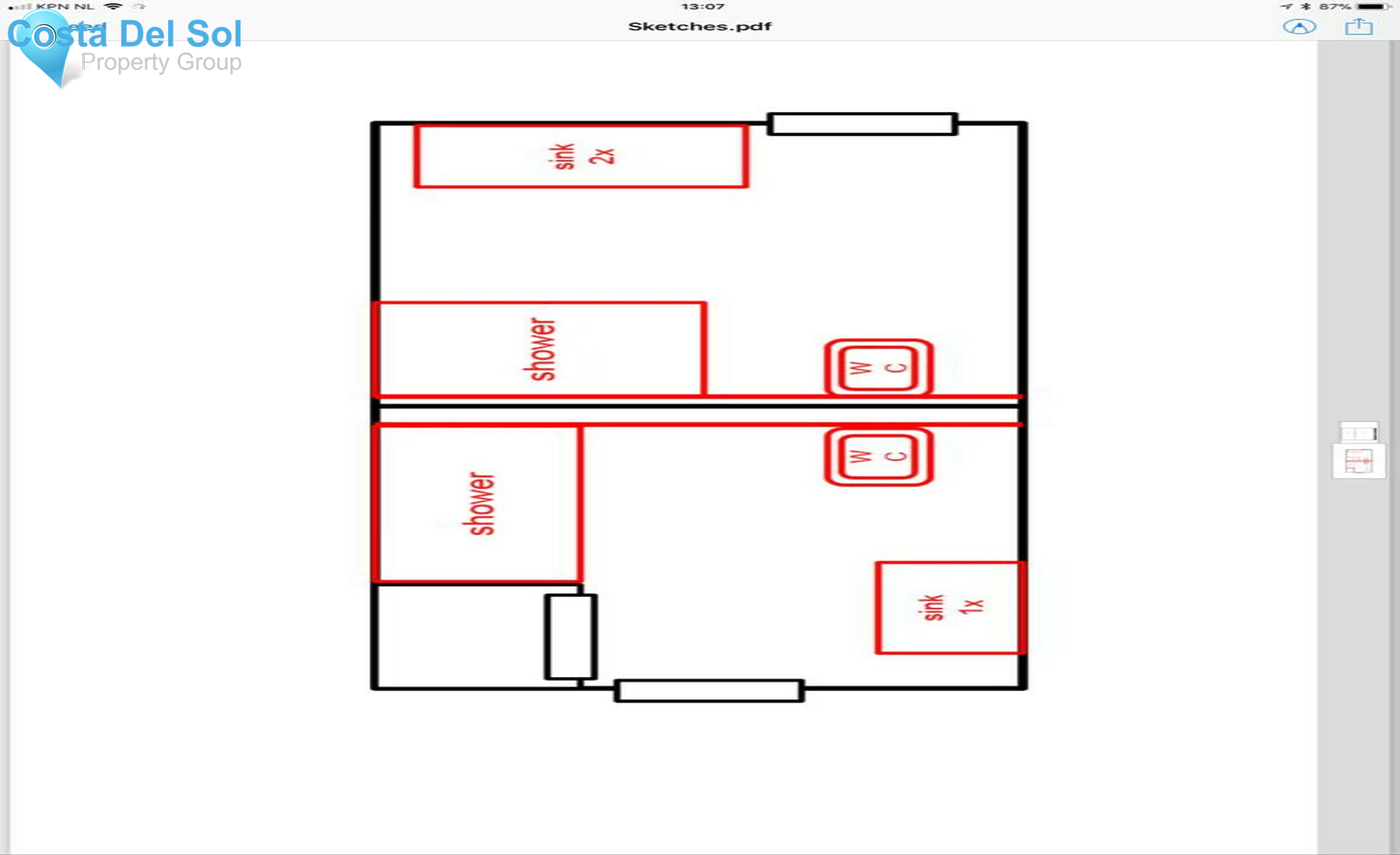 Ground Floor Apartment in The Golden Mile-1298529