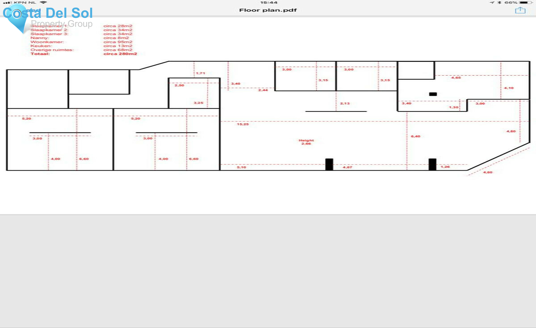 Ground Floor Apartment in The Golden Mile-1298530