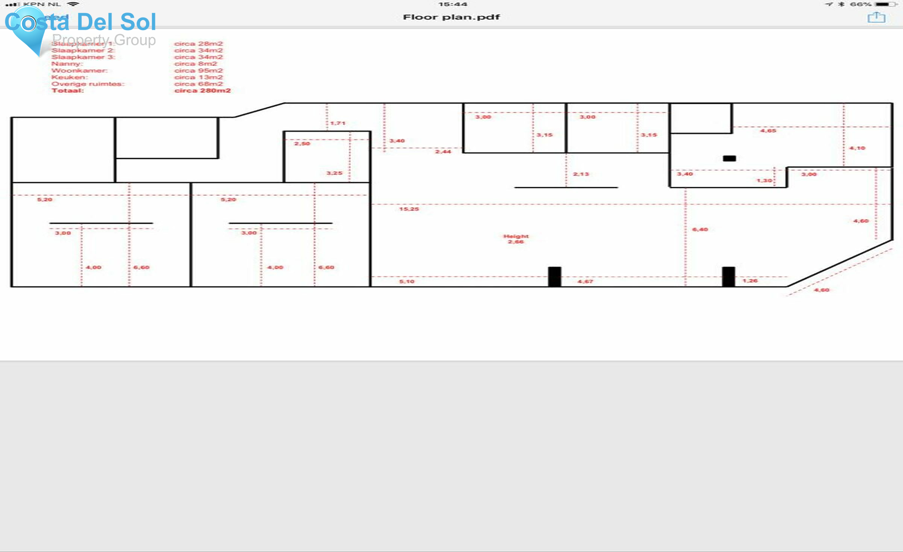 Ground Floor Apartment in The Golden Mile-1205116
