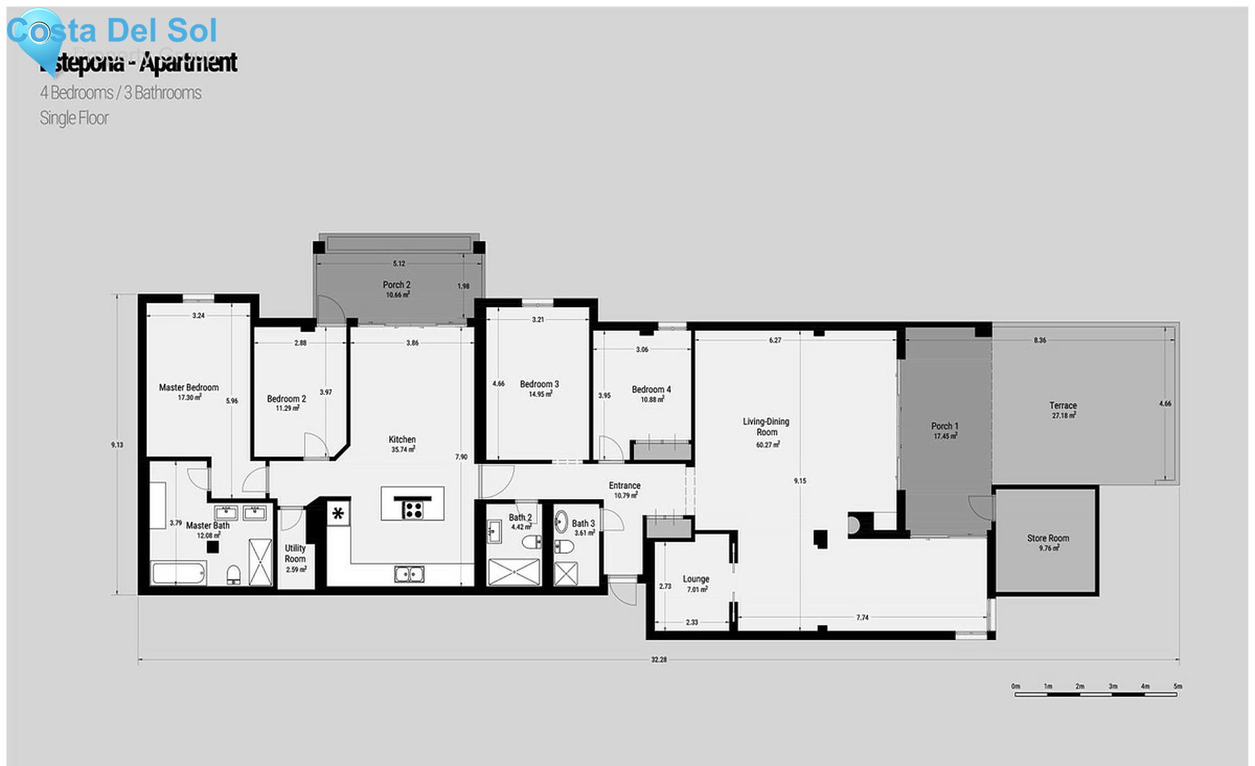 Middle Floor Apartment in Atalaya