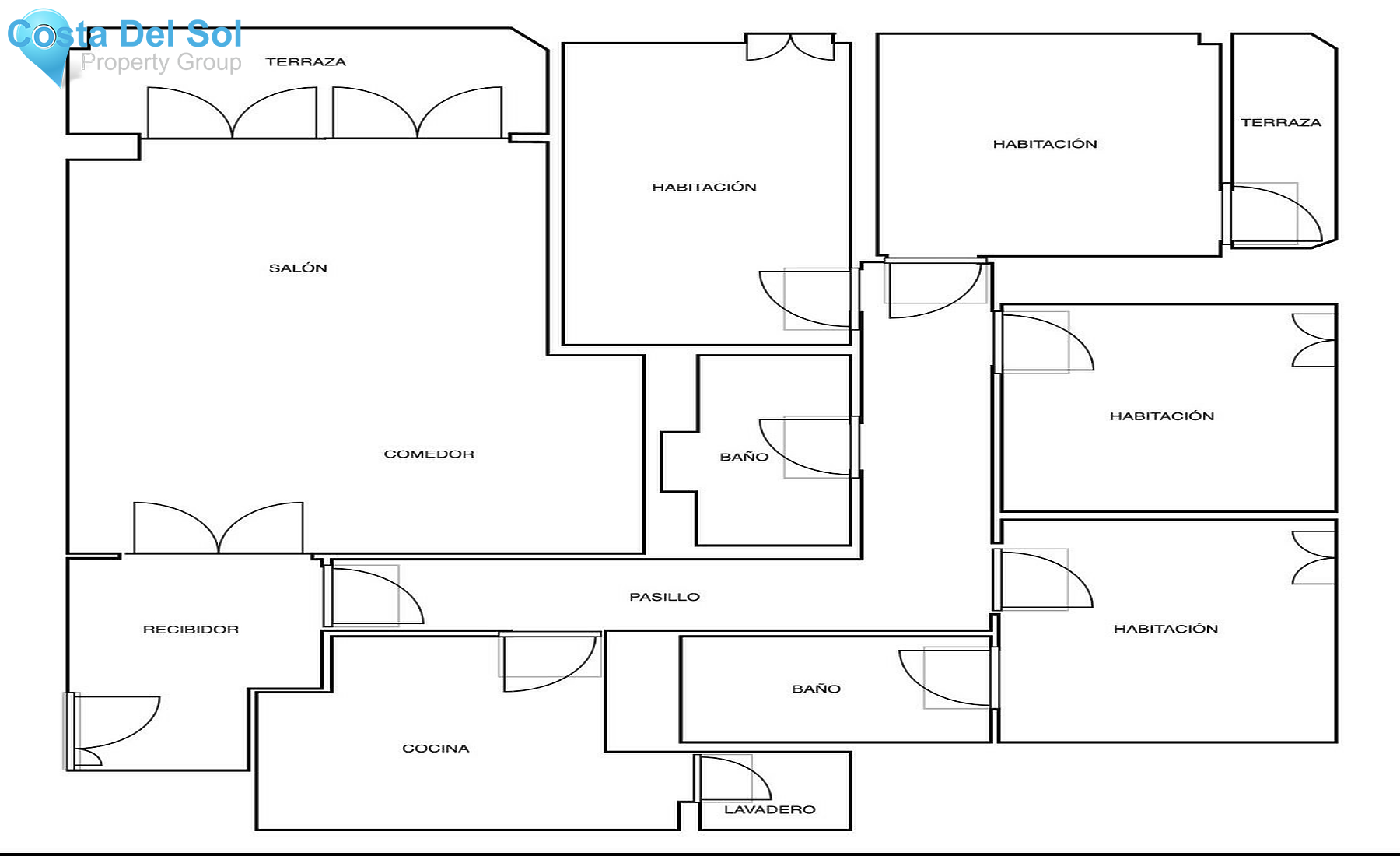 Middle Floor Apartment in Málaga