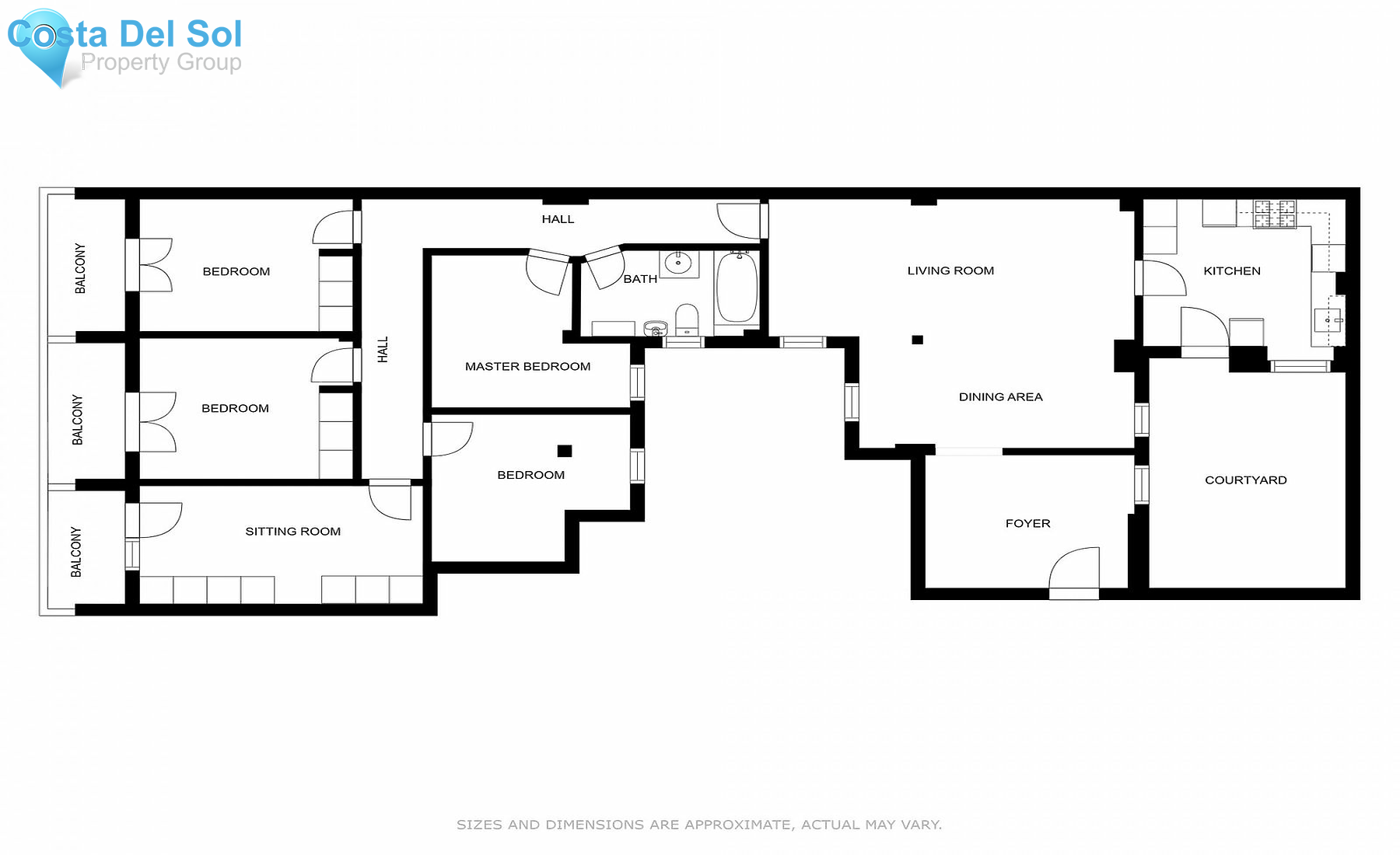 Middle Floor Apartment in Málaga-1174970